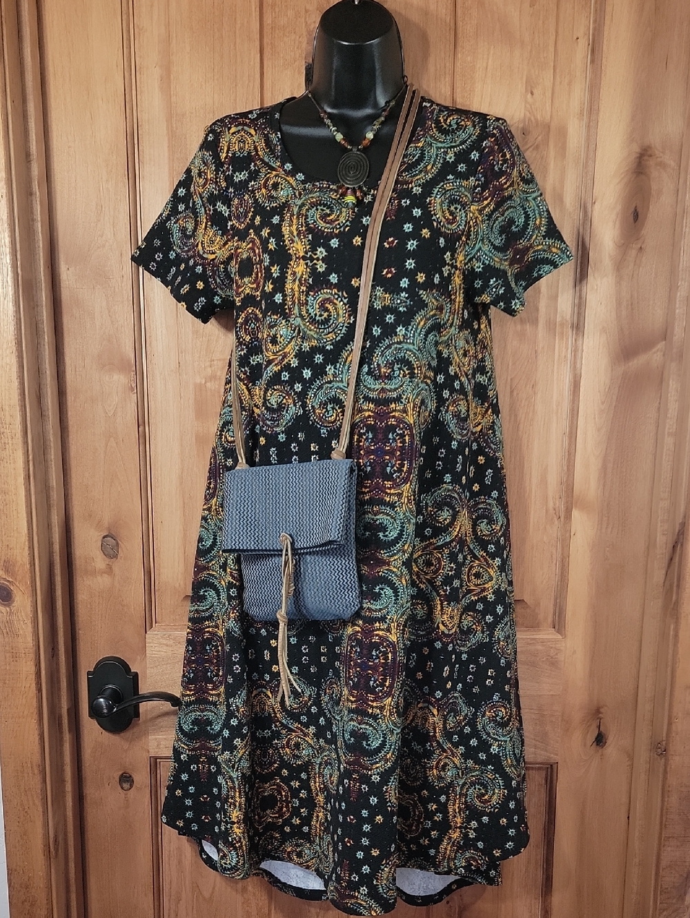3/$10 *Boho Swirl Print Dress